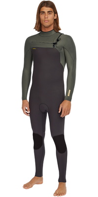 2025 O'Neill Mens Hyperfreak 3/2+mm Chest Zip Wetsuit 5343 - Arabica / Chimera